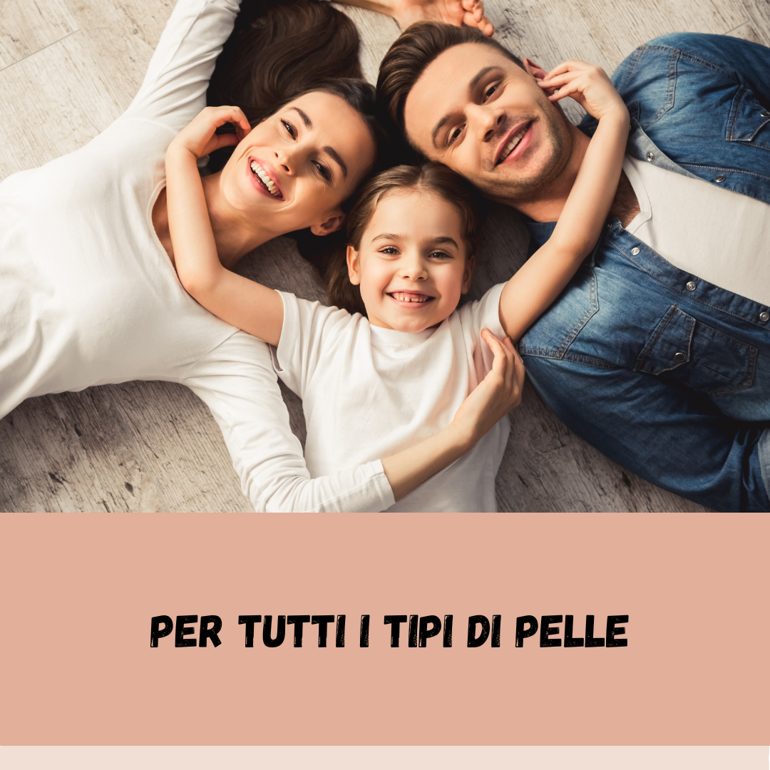 Mousse detergente per tutti i tipi di pelle